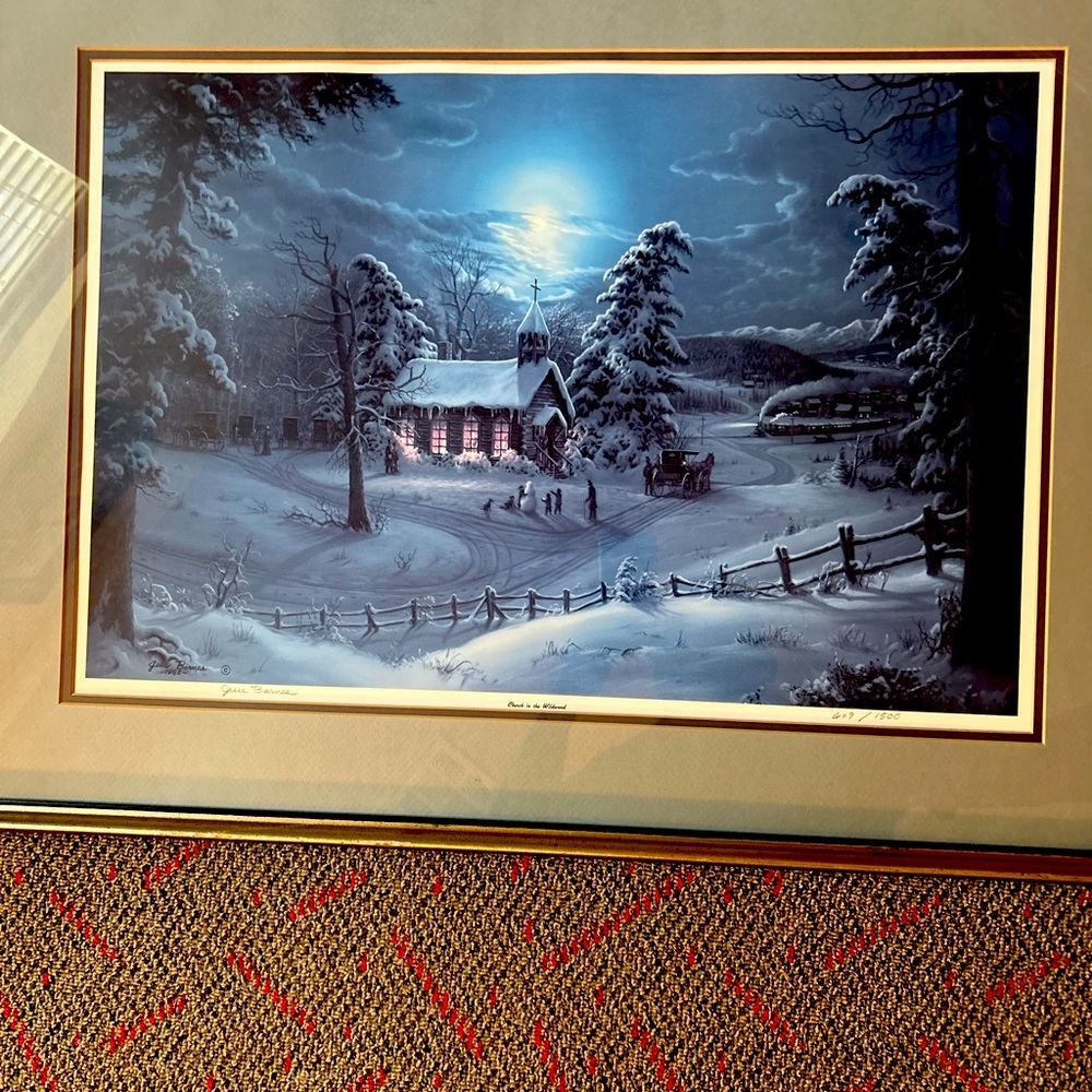 Jesse Barnes Signed Painting Number 609/ 1500